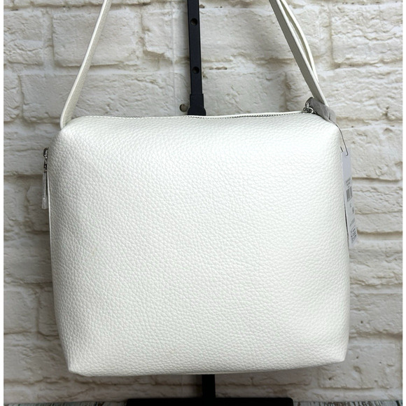 DKNY Donna Karen Zia‎ Small Hobo White Ivory Handbag Shoulder Bag - Picture 8 of 16